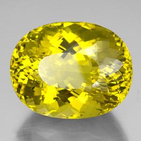 138.15 ct Yellow Quartz Stone, Natural Quartz in Oval Portuguese-Cut Shape for Sale