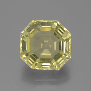 4.8ct Asscher Cut Lemon Quartz Gem for sale 4.8ct Asscher Cut Lemon Quartz Gem (ID: 394658)