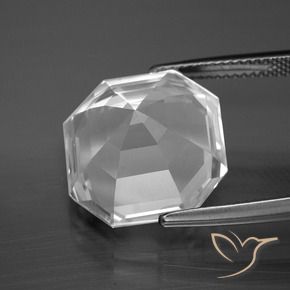 Quartz Gemstone in 15 x 15 mm (calibrated) Size for Sale, Quartz Stone in Clear White Color
