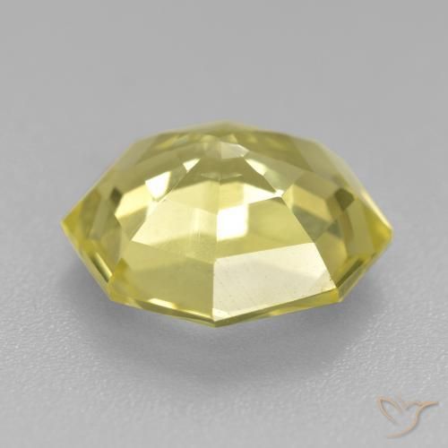 Quartz Gemstone in 12 x 12 mm (calibrated) Size for Sale, Quartz Stone in Medium-Light Yellow Color