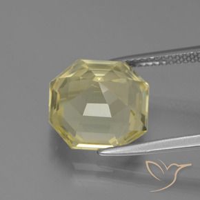 Quartz Gemstone in 12 x 12 mm (calibrated) Size for Sale, Quartz Stone in Laguna Yellow Color
