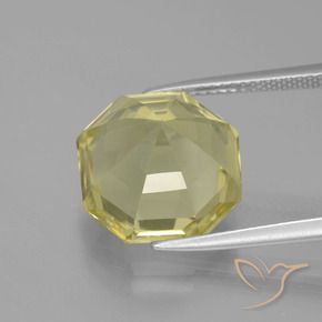 Quartz Gemstone in 13 x 13 mm (calibrated) Size for Sale, Quartz Stone in Laguna Yellow Color