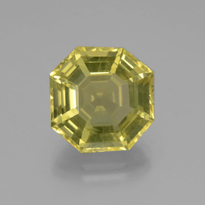 Amarillo laguna Cuarzo Gema - 8.6ct Corte Asscher (ID: 395015)