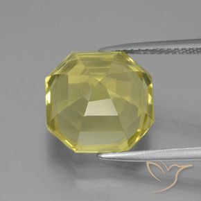 Quartz Gemstone in 12 x 12 mm (calibrated) Size for Sale, Quartz Stone in Laguna Yellow Color