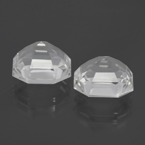 Quartz Gemstones in 10 x 10 mm (calibrated) Size for Sale, Quartz Stones in White Color