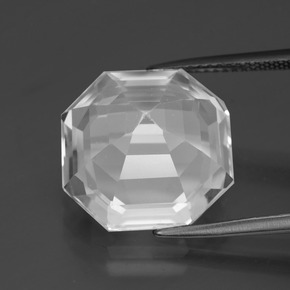 Quartz Gemstone in 14.9 x 14.9 mm Size for Sale, Quartz Stone in White Color