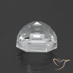 Quartz Gemstone in 14 x 14 mm (calibrated) Size for Sale, Quartz Stone in Clear White Color