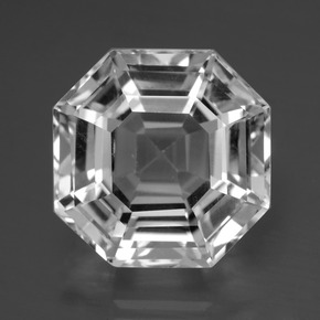 Clear White Кварц Камень - 14.5ct Огранка Ашер (ID: 396038)