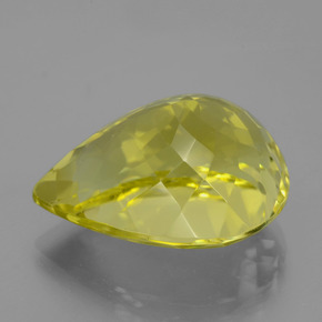 Quartz Gemstone in 21.8 x 17.2 mm Size for Sale, Quartz Stone in Lemon Color