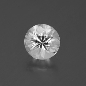 1.35 ct White Quartz Gemstone, Quartz Gem in Diamond-Cut Shape for Sale.