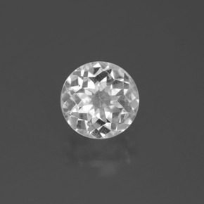 1.84 ct White Quartz Gemstone, Quartz Gem in Round Petal Cut Shape for Sale.