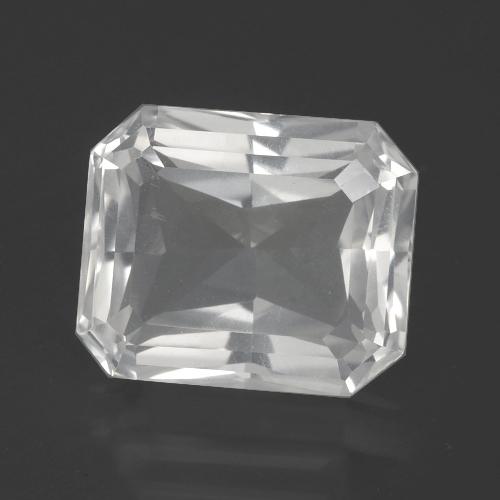 Белый Кварц Камень - 7.5ct Фасетный Октагон (ID: 399080)