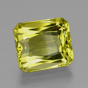 20.62 ct Yellow Quartz Stone, Natural Quartz in Octagon / Scissor Cut Shape for Sale