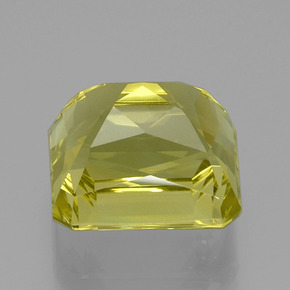 Quartz Gemstone in 15.8 x 15.1 mm Size for Sale, Quartz Stone in Lemon Color