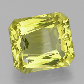 21.23 ct Yellow Quartz Stone, Natural Quartz in Octagon / Scissor Cut Shape for Sale