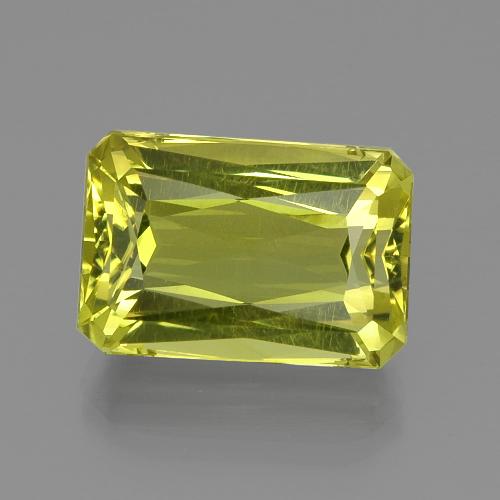 20 x 13.5mm Octagon / Scissor Cut Yellow Quartz from Brazil, Weight of 22.6ct, Natural irradiated Gemstone in VVS-VS Clarity, 1pc Quartz - Color: Lemon Yellow, Mohs Hardness of 7 suitable for daily wear jewelry, Photo A
