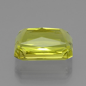 Quartz Gemstone in 20 x 13.5 mm Size for Sale, Quartz Stone in Lemon Yellow Color