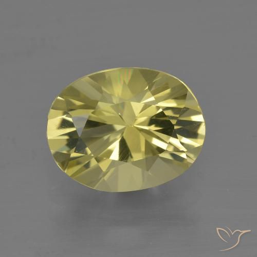 2.73ct Natural Mellow Yellow Quartz, Oval, VVS-VS