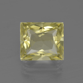 3.79 ct Yellow Quartz Gemstone, Quartz Gem in Baguette / Scissor Cut Shape for Sale.