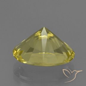 Quartz Gemstone in 13.2 x 10.2 mm Size for Sale, Quartz Stone in Medium Yellow Color
