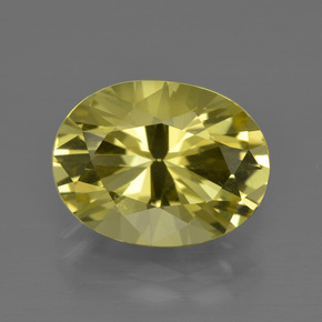 Medium Yellow Quartz Gem - 6.5ct Oval Diamond-Cut (ID: 401434)