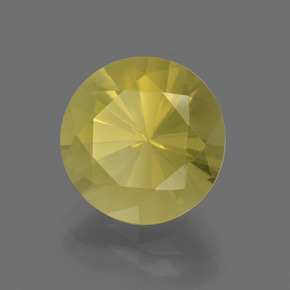 4.77 ct Yellow Quartz Stone, Natural Quartz in Diamond-Cut Shape for Sale