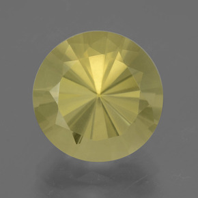 8.10 ct Yellow Quartz Gemstone, Quartz Gem in Diamond-Cut Shape for Sale.