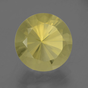 8.10 ct Yellow Quartz Stone, Natural Quartz in Diamond-Cut Shape for Sale