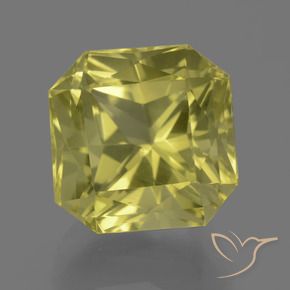 10.50 ct Yellow Quartz Stone, Natural Quartz in Octagon / Scissor Cut Shape for Sale
