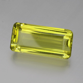 27.39 ct Yellow Quartz Stone, Natural Quartz in Octagon Facet Shape for Sale