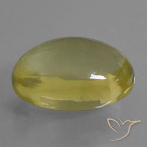 27.02 ct Yellow Quartz Stone, Natural Quartz in Oval Cabochon Shape for Sale