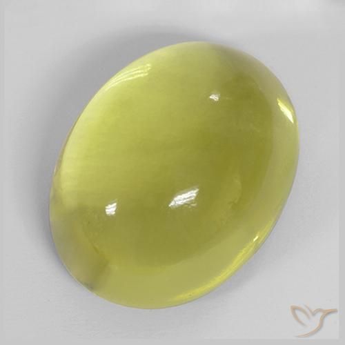 35.55ct Natural Medium Yellow Quartz, Oval, Transparent
