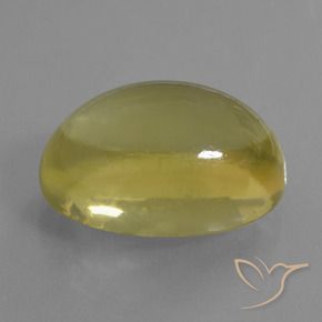 27.59 ct Yellow Quartz Stone, Natural Quartz in Oval Cabochon Shape for Sale