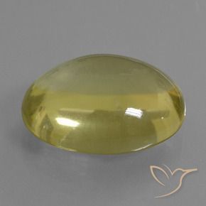 28.53 ct Yellow Quartz Stone, Natural Quartz in Oval Cabochon Shape for Sale