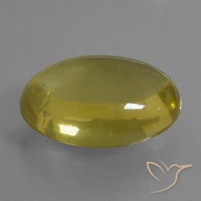 28.56 ct Yellow Quartz Stone, Natural Quartz in Oval Cabochon Shape for Sale