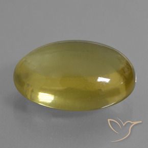 29.10 ct Yellow Quartz Stone, Natural Quartz in Oval Cabochon Shape for Sale