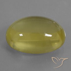 38.22 ct Yellow Quartz Stone, Natural Quartz in Oval Cabochon Shape for Sale