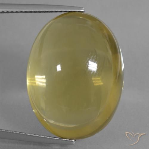 38.02 ct Yellow Quartz, 23.7 x 18 mm Oval Cut From Brazil, Photo A