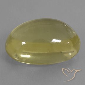39.77 ct Yellow Quartz Stone, Natural Quartz in Oval Cabochon Shape for Sale