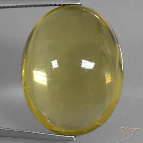 40.17ct Natural Brownish Yellow Quartz, Oval, Transparent