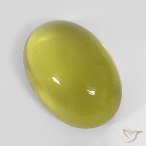 42.25ct Natural Bumblebee Yellow Quartz, Oval, Transparent