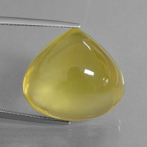 38.1ct Pear Cabochon Lemon Quartz Gem for sale 38.1ct Pear Cabochon Lemon Quartz Gem (ID: 406078)
