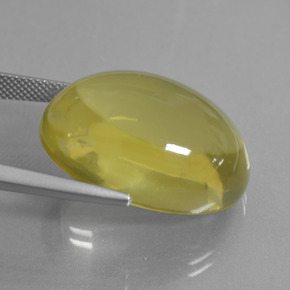 Quartz Gemstone in 25.6 x 19.3 mm Size for Sale, Quartz Stone in Lemon Color