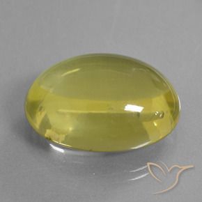 44.59 ct Yellow Quartz Stone, Natural Quartz in Oval Cabochon Shape for Sale
