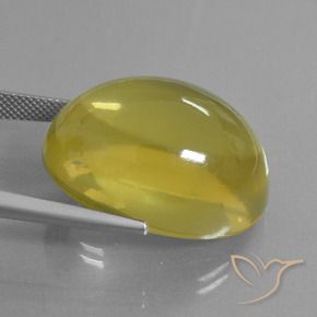 Quartz Gemstone in 27 x 20 mm (calibrated) Size for Sale, Quartz Stone in Medium-Light Yellow Color