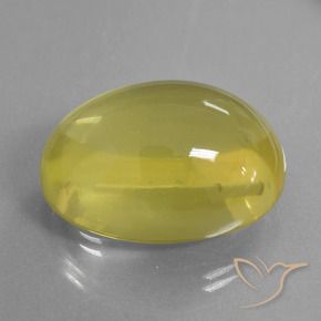 56.08 ct Yellow Quartz Stone, Natural Quartz in Oval Cabochon Shape for Sale