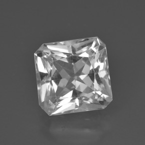 4.73 ct White Quartz Gemstone, Quartz Gem in Octagon / Scissor Cut Shape for Sale.