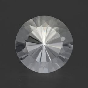 White Quartz Gem - 8.4ct Diamond-Cut (ID: 408370)