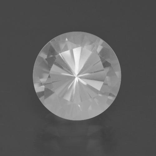 White Quartz Gem - 5ct Diamond-Cut (ID: 408611)