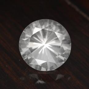 4.68 ct White Quartz Gemstone, Quartz Gem in Diamond-Cut Shape for Sale.